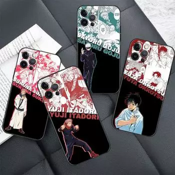 Чехол для iPhone 11 13 12 pro max Cover xr 7 8 Plus Funda XS X 14 5 5S SE2020 Coque Yuji Itadori Yuta Okkotsu iPhone 14 Plus