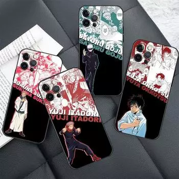Чехол для iPhone 11 13 12 pro max Cover xr 7 8 Plus Funda XS X 14 5 5S SE2020 Coque Yuji Itadori Yuta Okkotsu iPhone 14
