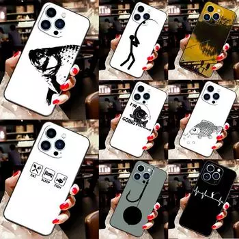 Чехол для iPhone 13 12 11 14 Pro Max XS Max XR X 6S 7 8 Plus SE 2020 с изображением карповой рыбы, чехол для задней крышки телефона iPhone 8 Plus