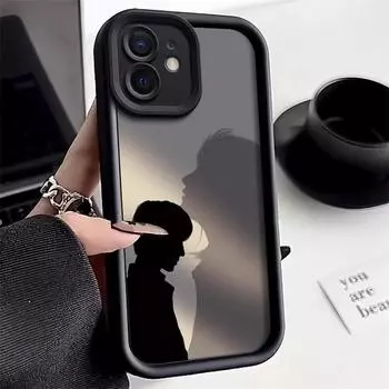 Чехол для iPhone 14, модный силиконовый чехол для пары для iPhone 15, 14, 13, 12, 11 Pro Max X XR XS Max 7 8 Plus SE2, мягкий противоударный бампер, задняя крышка iPhone 15