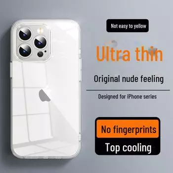 Чехол для iPhone 14 Pro Apple 15 Ultra-Thin Transparent TPU Anti Fall Mobile iPhone 7/8/SE 4.7