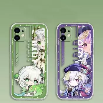 Чехол для iPhone 14 Pro Genshin Animation