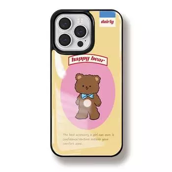 Чехол для iPhone 15 14 из смолы, совместимый и подходящий для 13/12/11promax /xsmax/xr 7/8plusSE Huawei mate60 Happy Bear 15