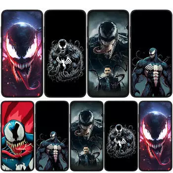 Чехол для iPhone 15 14 Xiaomi Redmi Note 13 12 11 Pro Max X 8 7 9 XR Samsung Galaxy S24 S23 A05 OPPO A15 Huawei Venom Super Hero Comics чехол для телефона for iPhone 13 болюс