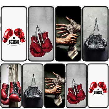 Чехол для iPhone 15 14 Xiaomi Redmi Note 13 12 11 Pro Max X 8 7 9 XR Samsung Galaxy S24 S23 OPPO A15 Huawei Strong Boxing Gloves Kickboxing Phone Case for Samsung Galaxy A13 5G экрю