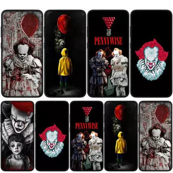 Чехол для iPhone 15 14 Xiaomi Redmi Note 13 12 11 Pro Max X 8 7 9 XR Samsung Galaxy S24 S23 A05 OPPO A15 Huawei Pennywise чехол для телефона Стивена Кинга «Оно»