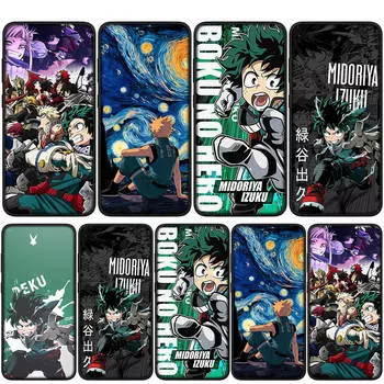Чехол для iPhone 15 14 Xiaomi Redmi Note 13 12 11 Pro Max X 8 7 9 XR Samsung Galaxy S24 S23 A05 OPPO A15 Huawei My Hero Academia BNHA Phone Case