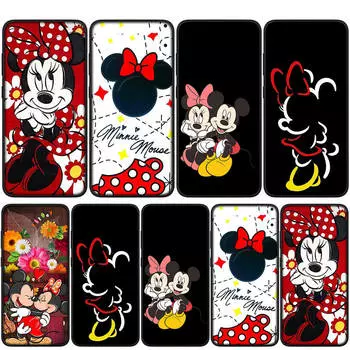 Чехол для iPhone 15 14 Xiaomi Redmi Note 13 12 11 Pro Max X 8 7 9 XR Samsung Galaxy S24 S23 A05 OPPO A15 Huawei Mickey Pink Minnie Mouse Phone Case