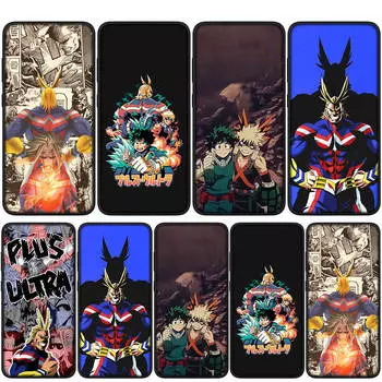 Чехол для iPhone 15 14 Xiaomi Redmi Note 13 12 11 Pro Max X 8 7 9 XR Samsung Galaxy S24 S23 OPPO A15 Huawei My Hero Academia All Might BNHA Phone Case for Samsung Galaxy S21 Fe аэро