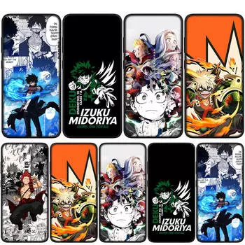 Чехол для iPhone 15 14 Xiaomi Redmi Note 13 12 11 Pro Max X 8 7 9 XR Samsung Galaxy S24 S23 OPPO A15 Huawei My Hero Academia Midoriya Izuku чехол для телефона