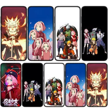 Чехол для iPhone 15 14 Xiaomi Redmi Note 13 12 11 Pro Max X 8 7 9 XR Samsung Galaxy S24 S23 A05 OPPO A15 Huawei аниме Харуно Сакура Наруто чехол для телефона
