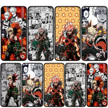 Чехол для iPhone 15 14 Xiaomi Redmi Note 13 12 11 Pro Max X 8 7 9 XR Samsung Galaxy S24 S23 OPPO A15 Huawei Bakugou Katsuki My Hero Academia BNHA Case for OPPO A76 болюс