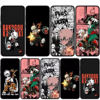 Чехол для iPhone 15 14 Xiaomi Redmi Note 13 12 11 Pro Max X 8 7 9 XR Samsung Galaxy S24 S23 A05 OPPO A15 Huawei Bakugou Katsuki My Hero Academia Чехол for Samsung Galaxy S23 Ultra аэро