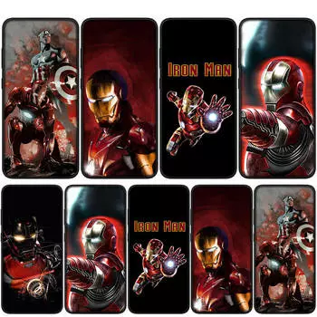 Чехол для iPhone 15 14 Xiaomi Redmi Note 13 12 11 Pro Max X 8 7 9 XR Samsung Galaxy S24 S23 S20 FE 13C A05 OPPO A15 Huawei Iron Man Ironman Phone Case for Redmi Note 11S 4G болюс