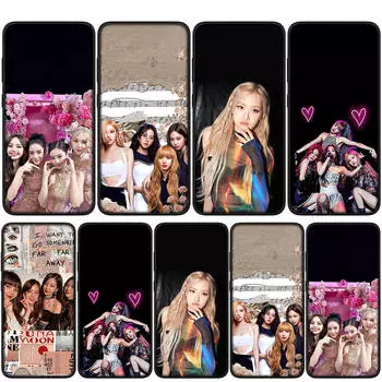 Чехол для iPhone 15 14 Xiaomi Redmi Note 13 12 11 Pro Max X 8 7 9 XR Samsung Galaxy S24 S23 A05 OPPO A15 Huawei Jennie Black Lisa Rose Jisoo Pink Case for Redmi Note 13 5G олений