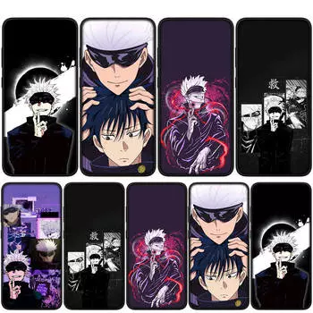 Чехол для iPhone 15 14 Xiaomi Redmi Note 13 12 11 Pro Max X 8 7 9 XR Samsung Galaxy S24 S23 A05 OPPO A15 Huawei Jujutsu Comics Gojo Satoru Kaisen Case
