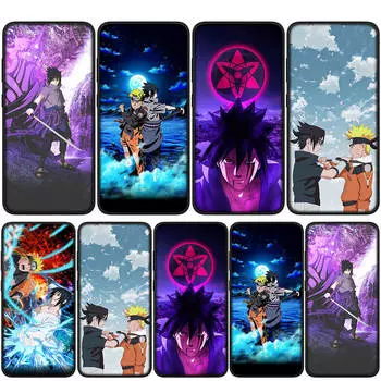 Чехол для iPhone 15 14 Xiaomi Redmi Note 13 12 11 Pro Max X 8 7 9 XR Samsung Galaxy S24 S23 A05 OPPO A15 Huawei аниме Наруто Учиха Саске чехол для телефона