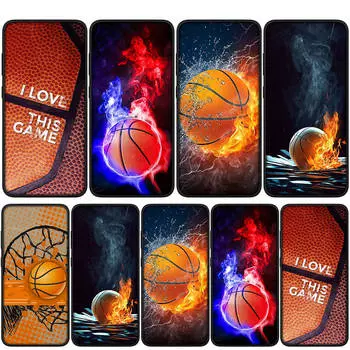 Чехол для iPhone 15 14 Xiaomi Redmi Note 13 12 11 Pro Max X 8 7 9 XR Samsung Galaxy S24 S23 A05 OPPO A15 Huawei Hot Basketball Sports Phone Case for iPhone 12 Mini олений