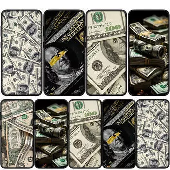 Чехол для iPhone 15 14 Xiaomi Redmi Note 13 12 11 Pro Max X 8 7 9 XR Samsung Galaxy S24 S23 A05 OPPO A15 Huawei Money 100 Dollars Phone Case for Samsung Galaxy A54 5G болюс