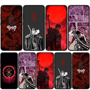 Чехол для iPhone 15 14 Xiaomi Redmi Note 13 12 11 Pro Max X 8 7 9 XR Samsung Galaxy S24 S23 A05 OPPO A15 Huawei Berserk Anime Guts Phone Case for Samsung Galaxy S21 Fe болюс