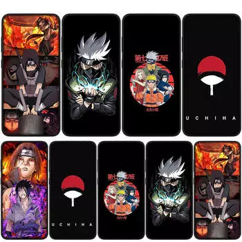 Чехол для iPhone 15 14 Xiaomi Redmi Note 13 12 11 Pro Max X 8 7 9 XR Samsung Galaxy S24 S23 OPPO A15 Huawei Akatsuki Naruto Itachi Uchiha Sasuke Case for Samsung Galaxy S7 экрю
