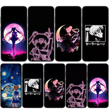 Чехол для iPhone 15 14 Xiaomi Redmi Note 13 12 11 Pro Max X 8 7 9 XR Samsung Galaxy S24 S23 A05 OPPO A15 Huawei Girl Lovely Sailor Moon Phone Case for Samsung Galaxy A10 олений