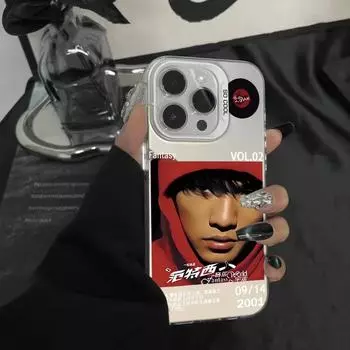 Чехол для iPhone 15 Pro от Джея Чоу: Лазерный дизайн для Apple 14/13/12/11Xs Max/XR iPhone Xs Max фиолетовый