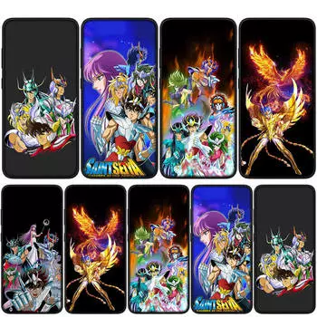 Чехол для iPhone 16 15 14 Xiaomi Redmi Note 13 12 11 Pro Max X 10 8 9 XR Samsung Galaxy S24 S23 A05 A15 13C OPPO Huawei аниме Saint Seiya телефон чехол for Redmi 14C 4G болюс