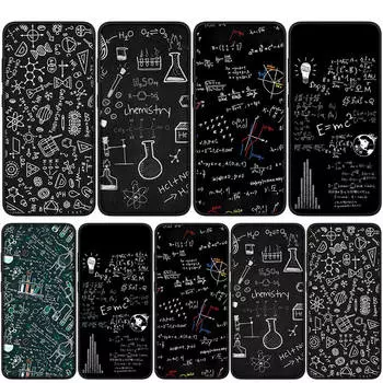Чехол для iPhone 16 15 14 Xiaomi Redmi Note 13 12 11 Pro Max X 10 8 9 XR Samsung Galaxy S24 S23 OPPO Huawei Chemical Maths Equation Formula Phone Case for Samsung Galaxy S10 Plus аэро