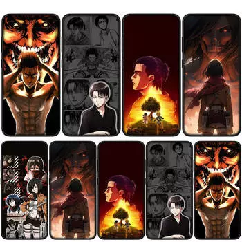 Чехол для iPhone 16 15 14 Xiaomi Redmi Note 13 12 11 Pro Max X 10 8 9 XR Samsung Galaxy S24 S23 A05 OPPO Huawei Аниме Атака титанов Levi Чехол для телефона for Samsung Galaxy S21 Ultra экрю