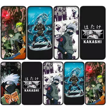 Чехол для iPhone 16 15 14 Xiaomi Redmi Note 13 12 11 Pro Max X 10 8 9 XR Samsung Galaxy S24 S23 A15 13C OPPO Huawei аниме Какаши Наруто чехол для телефона for iPhone 16 Pro Max аэро