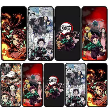 Чехол для iPhone 16 15 14 Xiaomi Redmi Note 13 12 11 Pro Max X 10 9 XR Samsung Galaxy S24 S23 A05 OPPO Huawei Demon Slayer Tanjirou Nezuko чехол для телефона for Redmi Note 13 Pro 4G ceil