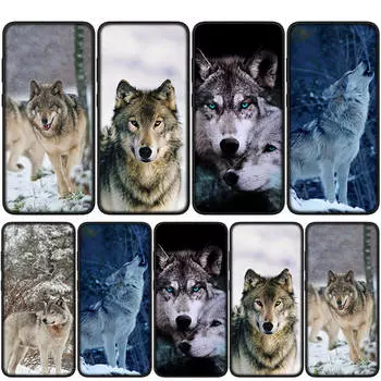 Чехол для iPhone 16 15 14 Xiaomi Redmi Note 13 12 11 Pro Max X 10 8 9 XR Samsung Galaxy S24 S23 A05 A15 13C 12C OPPO Huawei Stalking Wolf Phone Case for Samsung Galaxy S8 олений