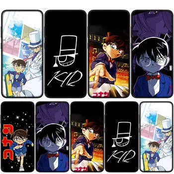 Чехол для iPhone 16 15 14 Xiaomi Redmi Note 13 12 11 Pro Max X 10 8 9 XR Samsung Galaxy S24 S23 A05 A15 13C 12COPPO Huawei Детектив Конан Чехол для телефона for Samsung Galaxy S9 болюс