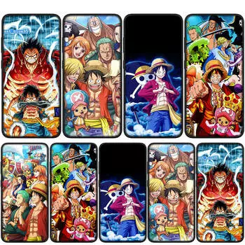 Чехол для iPhone 16 15 14 Xiaomi Redmi Note 13 12 11 Pro Max X 10 8 9 XR Samsung Galaxy S24 S23 A15 13C OPPO Huawei Comics Luffy One Piece Phone Case for Huawei Y9 2019 болюс