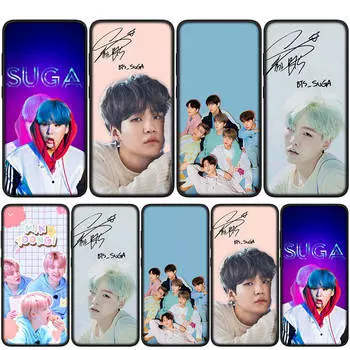 Чехол для iPhone 16 15 14 Xiaomi Redmi Note 13 12 11 Pro Max X 10 8 9 XR Samsung Galaxy S24 S23 A05 OPPO Huawei SUGA Min Yoon Gi Agust D Чехол для телефона for iPhone 7 болюс