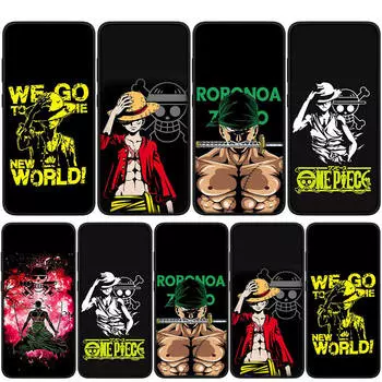 Чехол для iPhone 16 15 14 Xiaomi Redmi Note 13 12 11 Pro Max X 10 8 9 XR Samsung Galaxy S24 S23 S8 OPPO Huawei Luffy One Piece Roronoa Zoro Phone Case for Samsung Galaxy A34 5G экрю