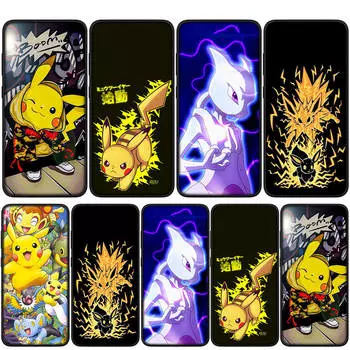Чехол для iPhone 16 15 14 Xiaomi Redmi Note 13 12 11 Pro Max X 10 8 9 XR Samsung Galaxy S24 S23 A05 OPPO Huawei Pokemon Mew Pikachu Mewtwo Phone Case for Xiaomi Poco M6 4G болюс