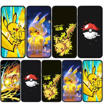 Чехол для iPhone 16 15 14 Xiaomi Redmi Note 13 12 11 Pro Max X 10 8 9 XR Samsung Galaxy S24 S23 A15 13C OPPO Huawei Game Pokemon Go Pikachu Phone Case for Samsung Galaxy A72 4G ceil
