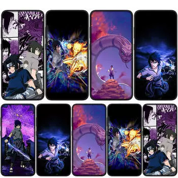 Чехол для iPhone 16 15 14 Xiaomi Redmi Note 13 12 11 Pro Max X 10 8 9 XR Samsung Galaxy S24 S23 A15 A13C OPPO Huawei Наруто Учиха Саске чехол для телефона for Samsung Galaxy A21S аэро