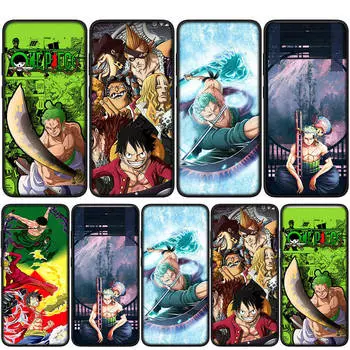 Чехол для iPhone 16 15 14 Xiaomi Redmi Note 13 12 11 Pro Max X 10 8 9 XR Samsung Galaxy S24 S23 OPPO Huawei Comics One Piece Roronoa Zoro Luffy Case for Xiaomi Poco X3 NFC аэро