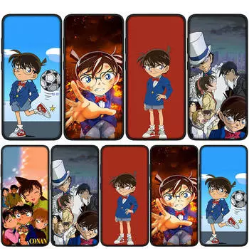 Чехол для iPhone 16 15 14 Xiaomi Redmi Note 13 12 11 Pro Max X 10 8 9 XR Samsung Galaxy S24 S23 A15 13COPPO Huawei Comics Детектив Конан Чехол для телефона for Xiaomi Poco M6 Pro 4G аэро