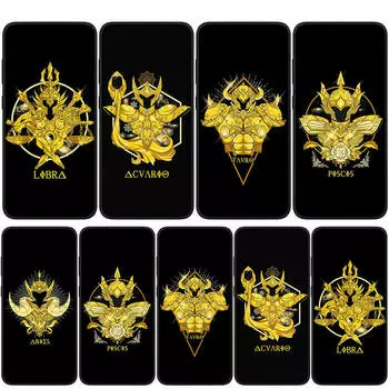 Чехол для iPhone 16 15 14 Xiaomi Redmi Note 13 12 11 Pro Max X 10 8 9 XR Samsung Galaxy S24 S23 A15 13C 14C OPPO Huawei Saint Cartoon Seiya чехол для телефона for iPhone 14 аэро