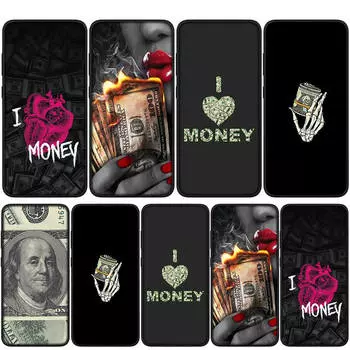 Чехол для iPhone 16 15 14 Xiaomi Redmi Note 13 12 11 Pro Max X 10 8 9 XR Samsung Galaxy S24 S23 A05 OPPO Huawei My Life Money 100 Dollars Phone Case for iPhone 11 Pro олений