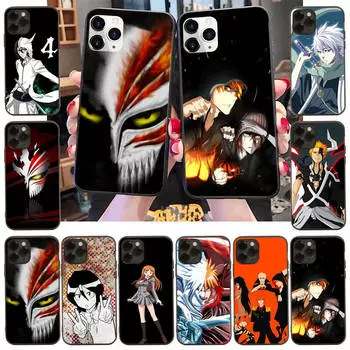 Чехол для iPhone 16 15 Plus 14 13 12 11 Pro 8 7 6S 6 SE 5S X XR XS Max Realme C30 C33 C31 9I Black Sofe Cover WI83 Bleach iPhone 13 кожа буйвола