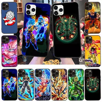 Чехол для iPhone 16 15 Plus 14 13 12 11 Pro 8 7 6S 6 SE 5S X XR XS Max Realme C30 C33 C31 9I Black Sofe Cover WI71 Dragon Ball Anime iPhone 13 Pro эбеновый