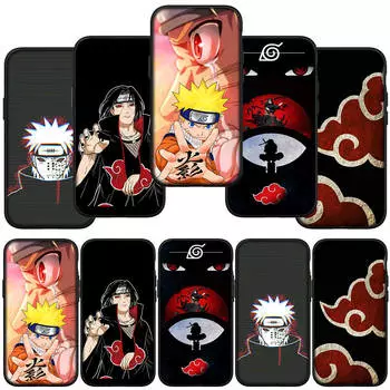 Чехол для iPhone 16 15 X XR Samsung Galaxy S24 S23 A16 A06 Xiaomi Redmi Note 13 12 11 Pro Max 9 14 Plus Huawei OPPO Akatsuki Naruto Itachi Pain for Redmi Note 8 ceil
