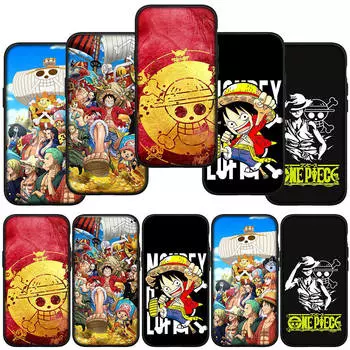 Чехол для iPhone 16 15 Xiaomi Redmi Note 13 12 11 Pro Max X 9 14 XR Samsung Galaxy A16 S24 S23 Plus A06 14C Huawei OPPO Anime Luffy Roronoa Zoro for Redmi Note 12 5G аэро