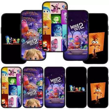 Чехол для iPhone 16 15 Xiaomi Redmi Note 13 12 11 Pro Max X 9 14 XR Samsung Galaxy S24 S23 Plus Huawei OPPO Anxiety Joy Inside Out 2 Anime Fear for iPhone XS Max болюс