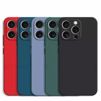 Чехол для iPhone 16 Pro Чехол для iPhone 16 Pro TPU Роскошный противоударный жидкий силиконовый чехол для телефона для iPhone 16 Pro For iPhone 16 Pro чёрный